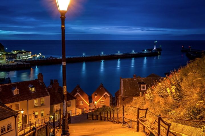199 Steps - Whitby (blue hour long exposure)