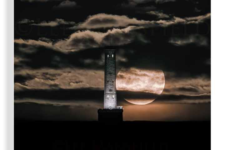 Beaver Moonset Peel Tower