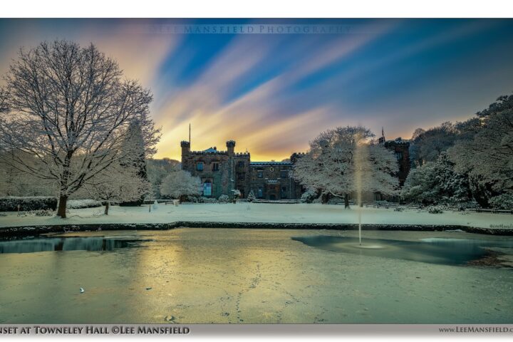 Sunset at Towneley Hall long exposure - Lee Mansfield
