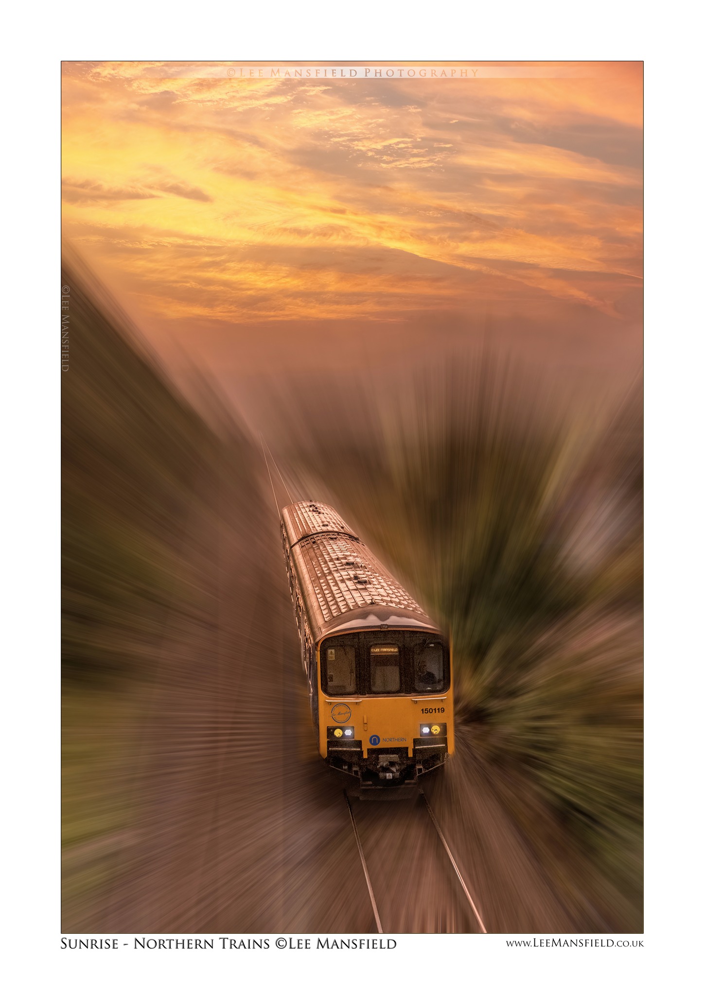 Sunrise at Hapton (Northern Trains) - Lee Mansfield